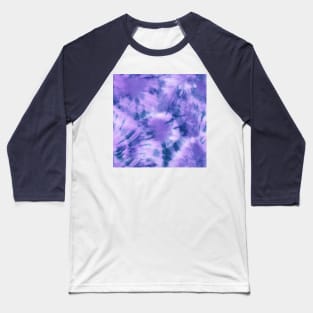 Purple and Navy Pastel Tie-Dye Baseball T-Shirt